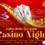 Casino Night - 20th August 2022 - 7pm @ The Green